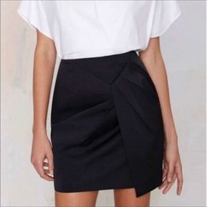 M-74 Cameo black mini skirt